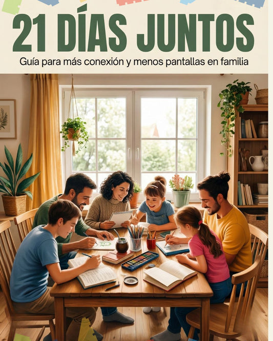 21 DIAS JUNTOS+3 bonos. Conecta y disfruta en familia en 15 minutos diarios